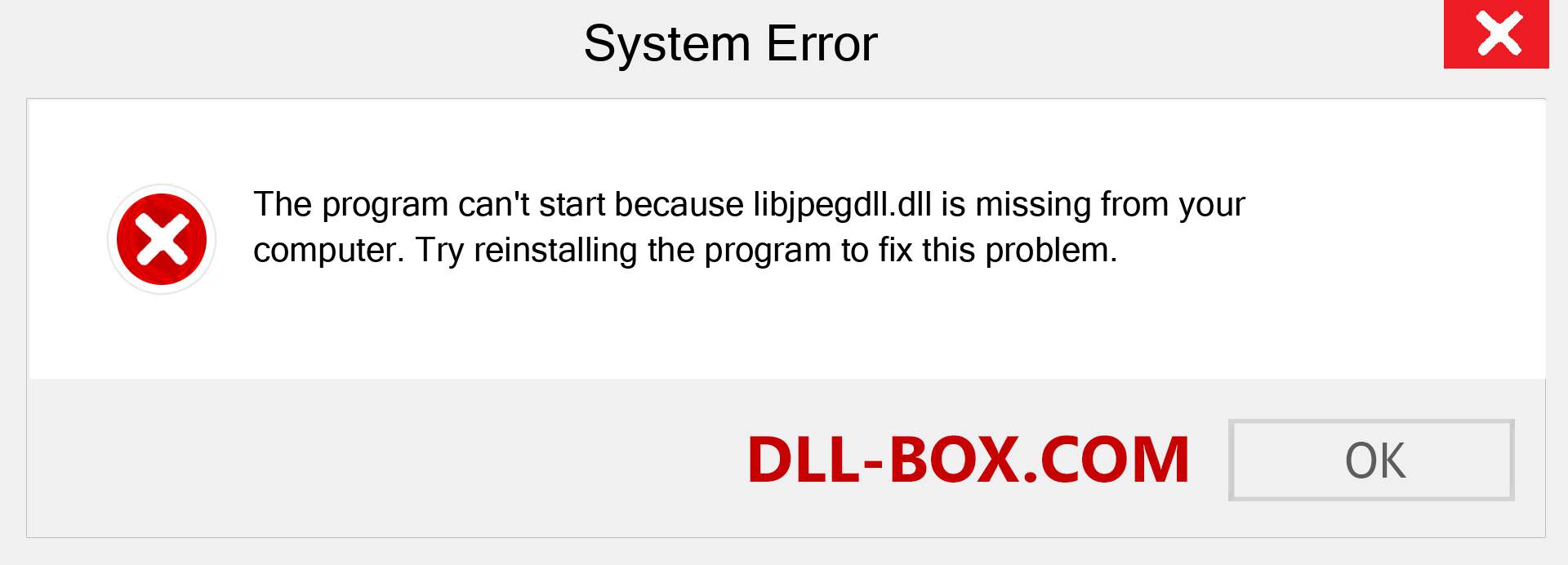  libjpegdll.dll file is missing?. Download for Windows 7, 8, 10 - Fix  libjpegdll dll Missing Error on Windows, photos, images
